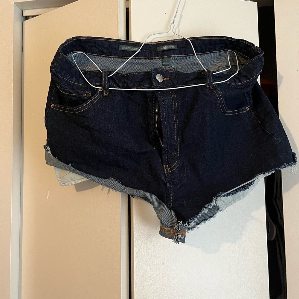 Short denim shorts from Target, never worn